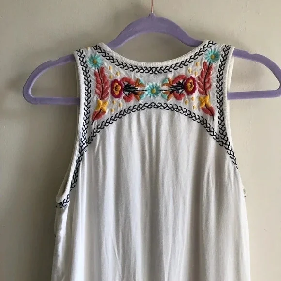 Revolve Embroidered Boho White Dress - Picture 12 of 12